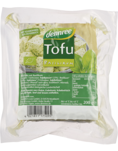 tofu al basilico vegano basilicum 200gr deenree