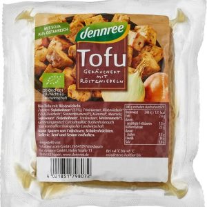 tofu con cipolle arrostite gerauchert mit rostzwiebeln 200gr dennree vegan