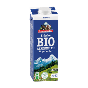 latte parzialemente scremato fresco berchtesgadener land