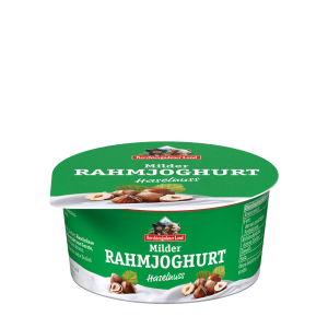 yogurt bio ecologico alle nocciole Milder Rahmjoghurthaseluuss berchtesgadener land