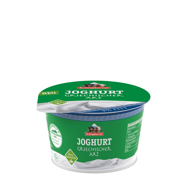 yogurt greco proteico bio ecologico berchtesgadener land
